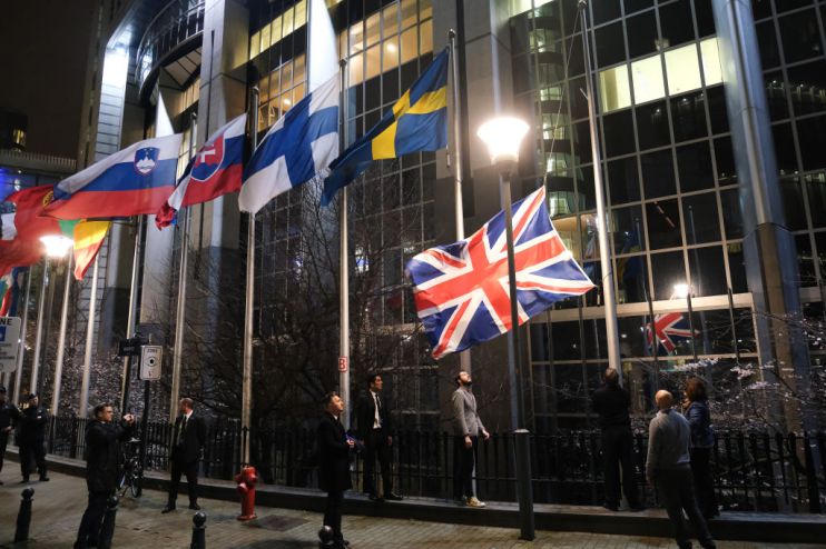 British Flag Removed From EU Buildings Following Brexit