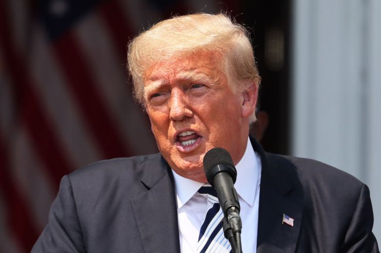 Donald Trump And America First Policy Institute Make Joint Announcement In NJ