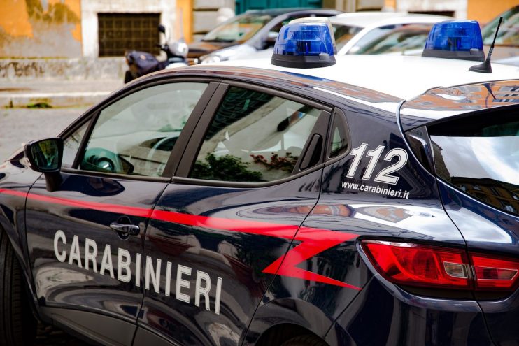 Italian police car
