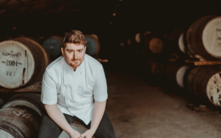 Mark Donald, chef at the new restaurant at Glenturret distillery in Perthshire