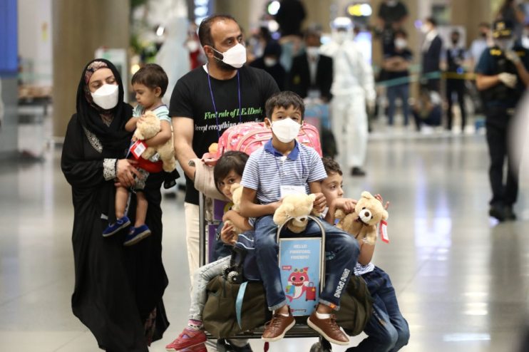 Afghan Evacuees Arrive In South Korea