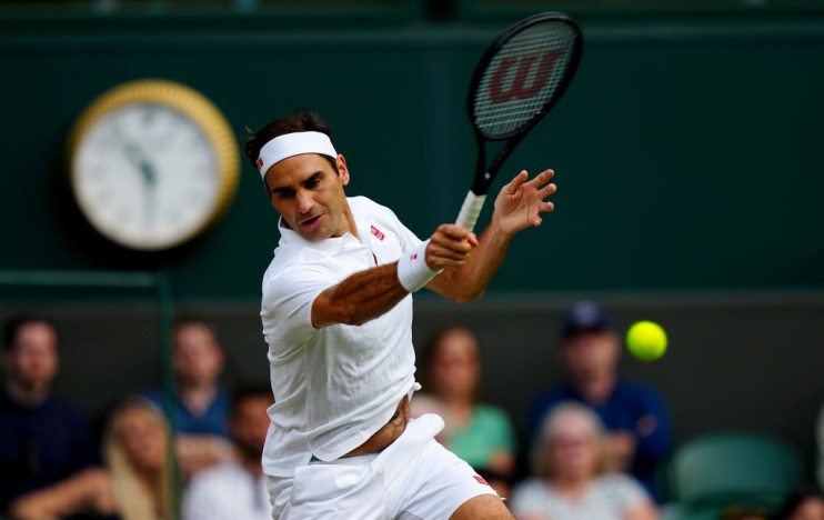 Roger Federer, 40, only returned earlier this year from a long lay-off due to his knee