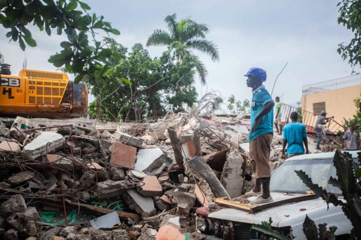 Search For Survivors Continues In Haiti After 7.2 Quake And Tropical Storm