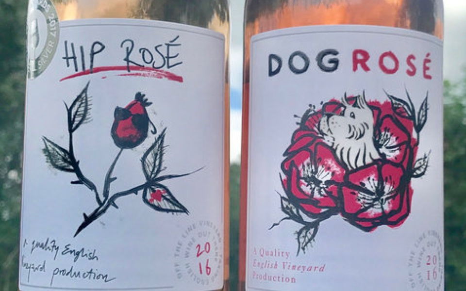 Super pale dry &ldquo;Dog Ros&eacute;&rdquo; and the predominantly Regent &ldquo;Dancing Dog&rdquo; from Off The Line Vineyard