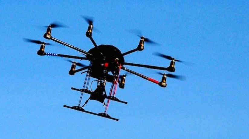 Three were reportedly injured after a drone crashed in Russia