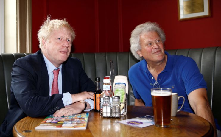 Boris Johnson Campaigns In Central London