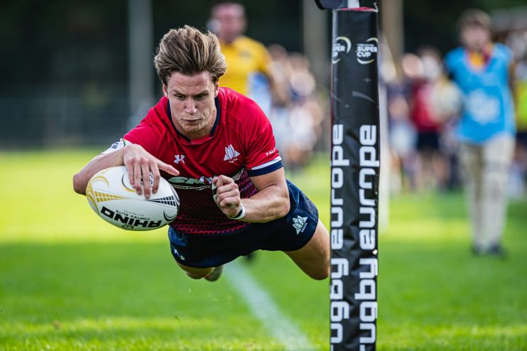 Daan Van Der Avoird scored a hat-trick as Delta beat the Brussels Devils 43-13 in Amersfoort