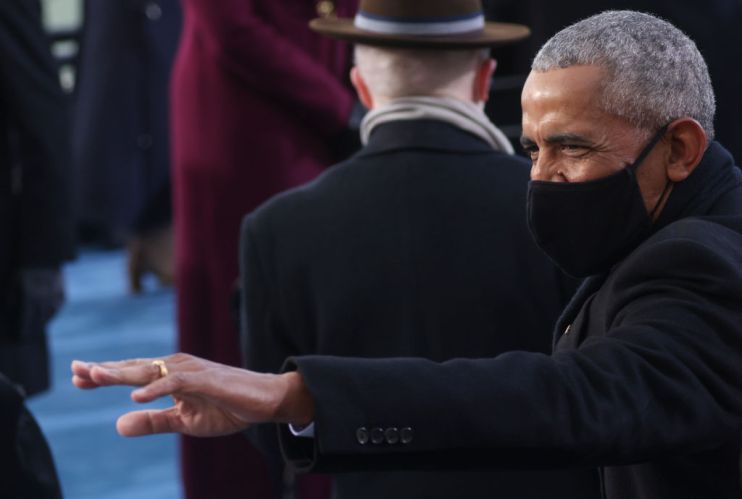 Barack Obama is the archetypal silver fox with his distinctive grey hair