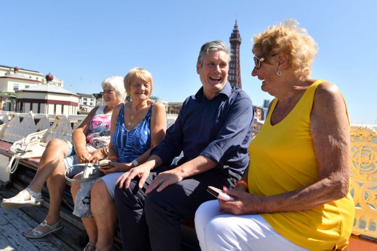 Keir Starmer Talks To Young People In Blackpool