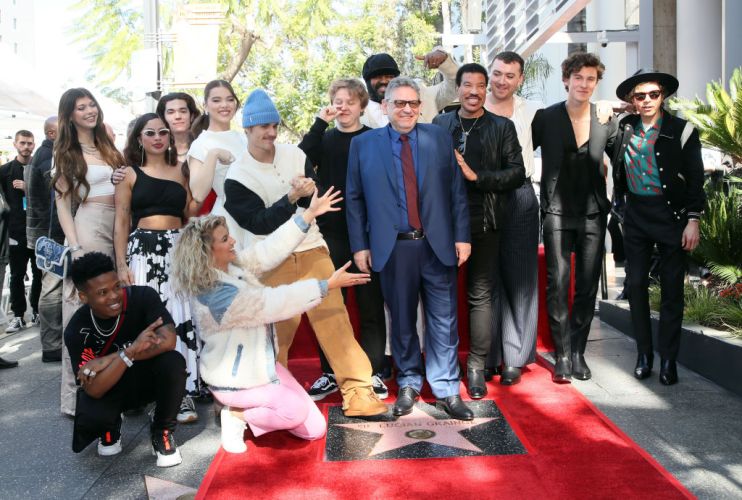 Sir Lucian Grainge Honored With A Star On The Hollywood Walk Of Fame