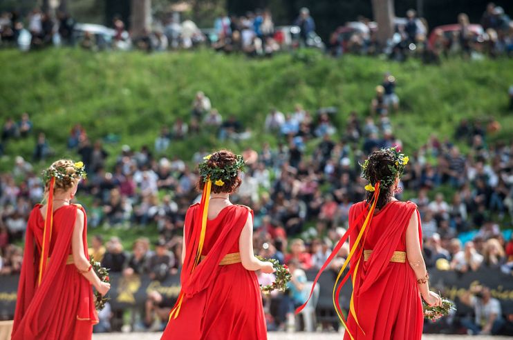The People Of Rome Hold Their Annual Celebrations On The Anniversary Of Its Founding