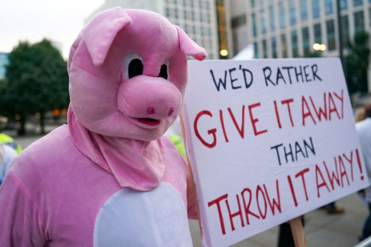 2021 Conservative Party Conference - Protests