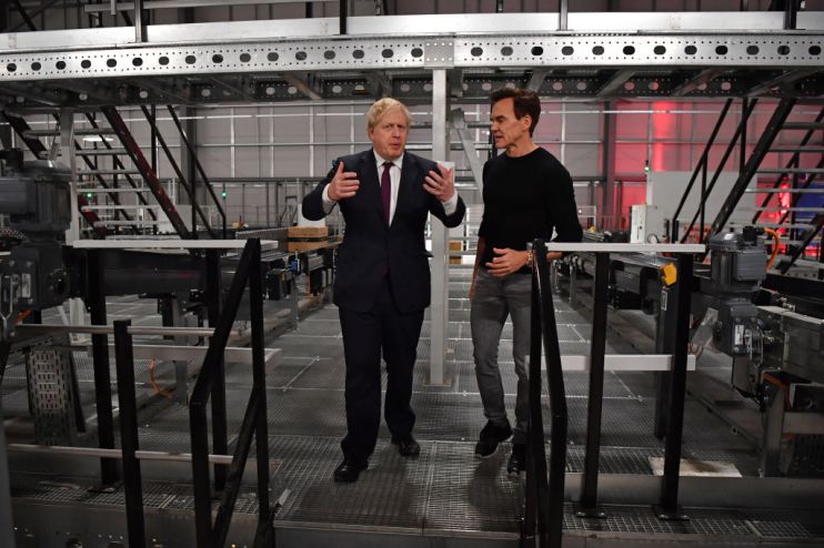 Boris Johnson Campaigns In The West Midlands