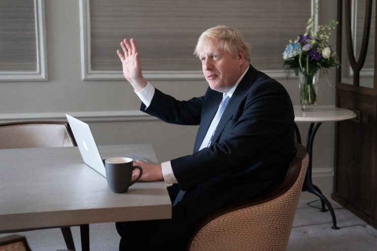 Conservative Leader Prepares His Speech To Conference