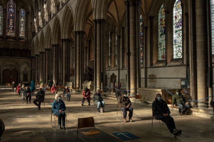 Covid-19 Vaccinations At Salisbury Cathedral