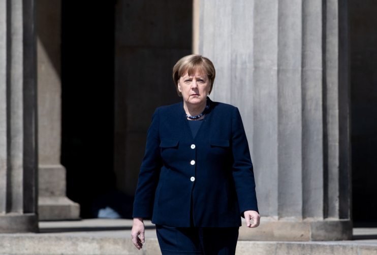 End Of World War II Commemorations Take Place In Berlin During The Coronavirus Crisis