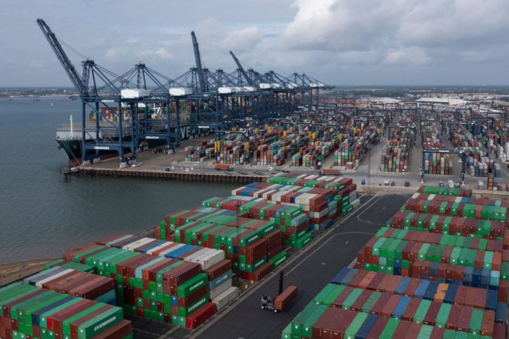Felixstowe Port Cites HGV Shortage In Container Backlog