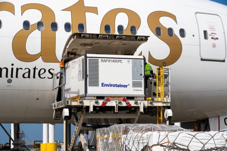 First Doses Of Oxford-AstraZeneca COVID-19 Coronavirus Vaccine Arrive In Australia