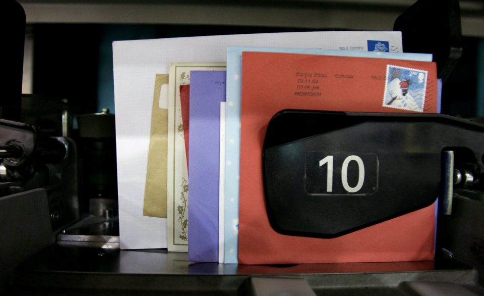 Royal Mail Sort The Post In The Run Up To Christmas