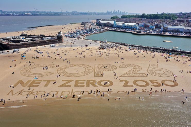 Sand Artwork Highlights Climate Change Ahead Of COP26
