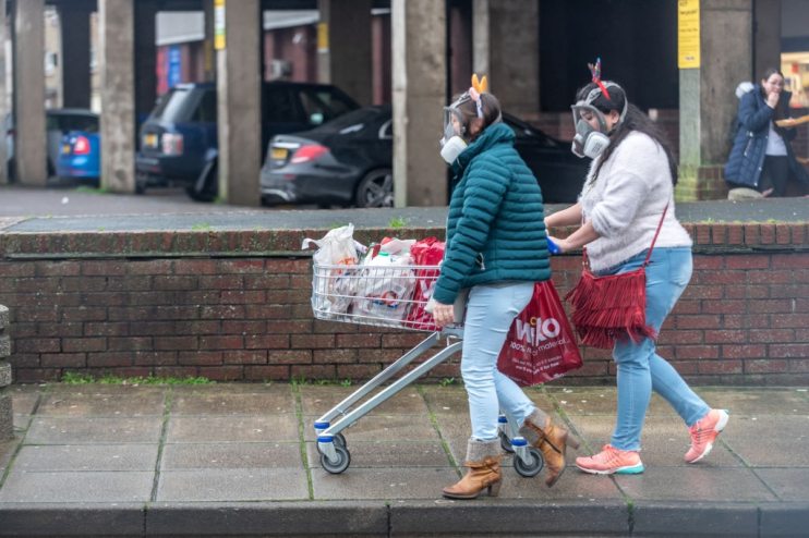 Shoppers Stock Up For Christmas