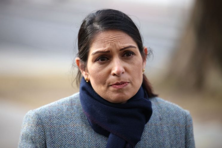 UK Home Secretary Priti Patel Visits St Thomas' Hospital
