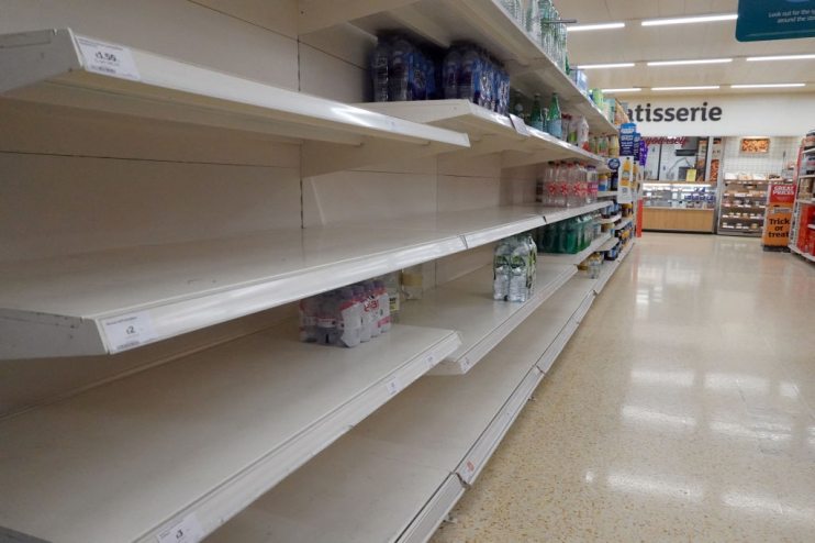 UK Supermarkets Continue To Face Inventory Shortages