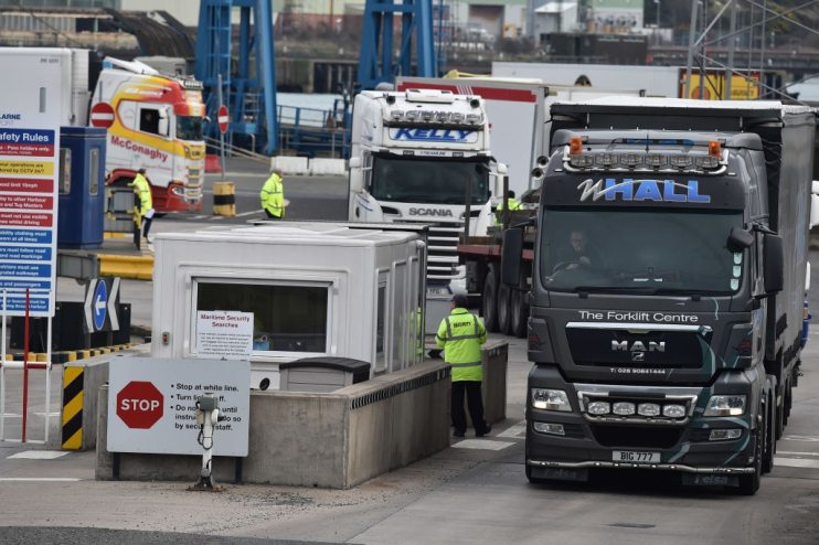 The UK exported more food and drink to countries outside the EU than to the bloc in the first three months after Brexit, a first for the sector.