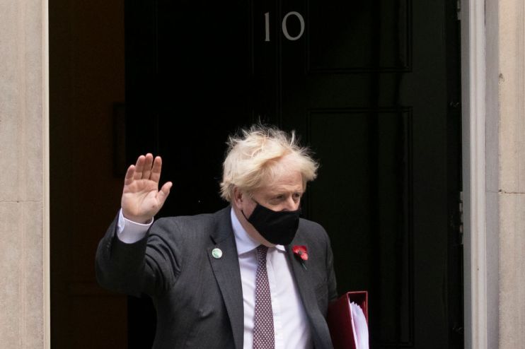 Boris Johnson Attends Prime Minister's Questions