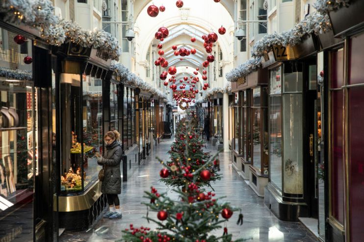 Christmas Decorations In London's West End