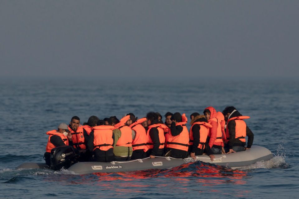 Migrants Cross English Channel From France