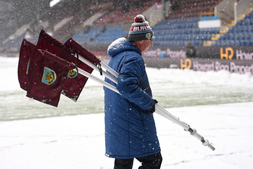 Burnley v Tottenham Hotspur was postponed this morning due to Storm Arwen.