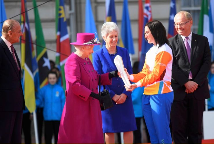 The Queen's Baton Relay For The XXI Commonwealth Games Launch