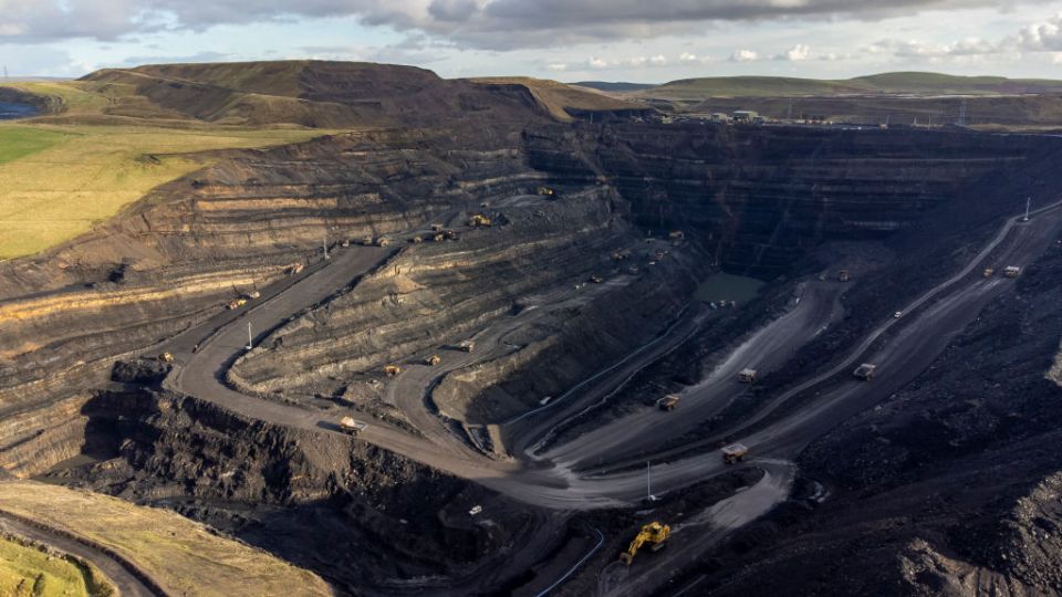 Opencast Coal Mining At Merthyr Tydfil