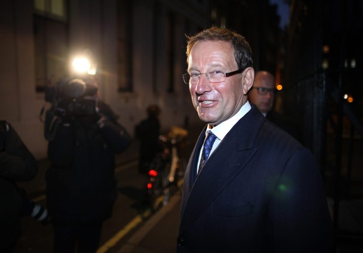 Richard Desmond Proprietor Of Express Newspapers Gives Evidence At the Leveson Inquiry