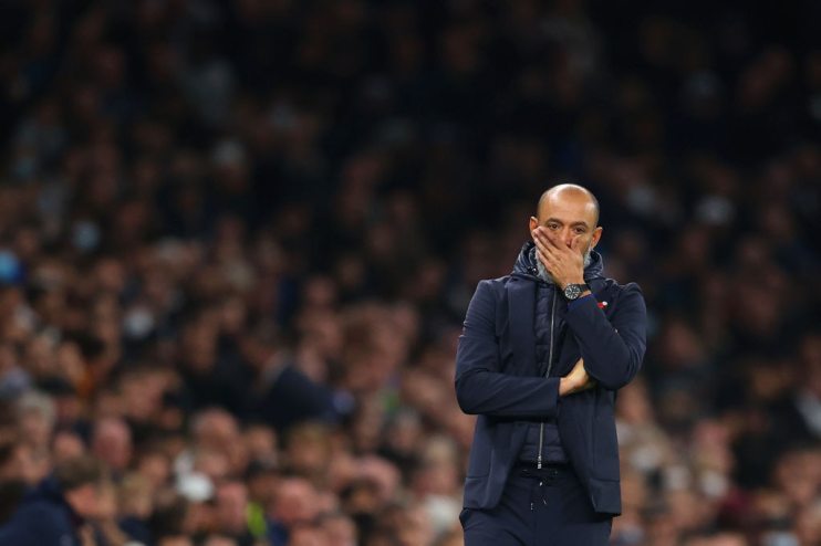 Nuno Espirito Santo and Tottenham were booed in Saturday's 3-0 home defeat by Manchester United