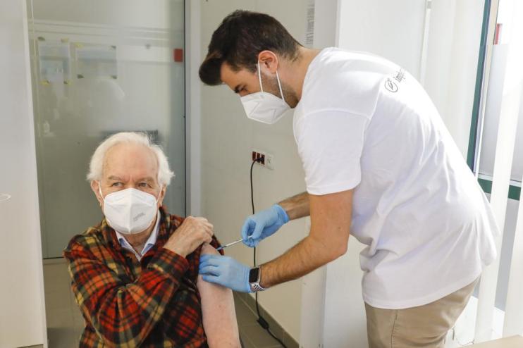 The Austrian government ordered a nationwide lockdown for unvaccinated people