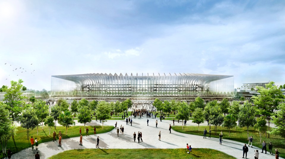 The Cathedral will be built in the same San Siro neighbourhood as the ground that AC Milan and Inter Milan currently share
