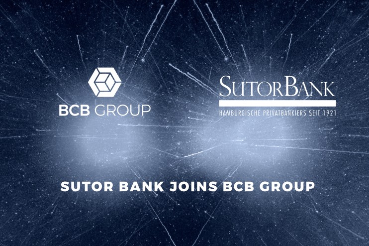 BCB Group, Europe&rsquo;s leading provider of business accounts and trading services for the digital asset economy, is delighted to announce today that Max Heinr. Sutor oHG (Sutor Bank) is joining the group.