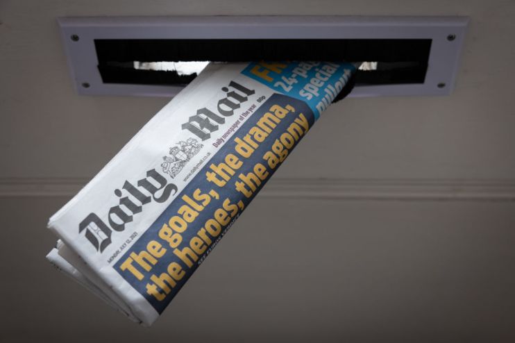 The Daily Mail has set its sights on greener pastures by launching an energy transition fund through a new collaboration. (Photo by Leon Neal/Getty Images)