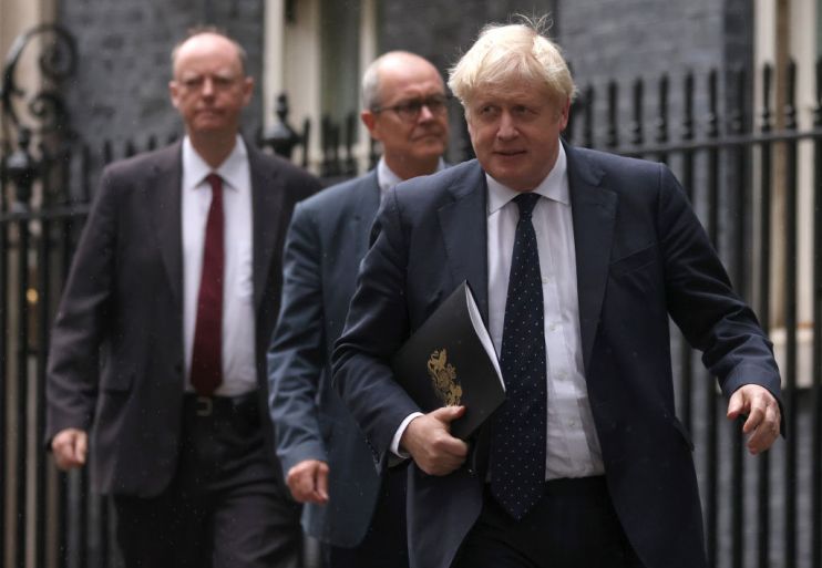 British PM Holds Press Briefing On Covid-19 Winter Plan