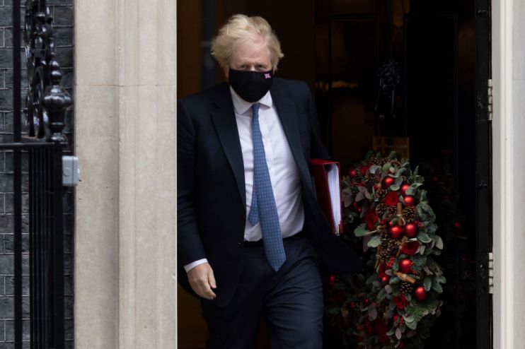 Boris Johnson Attends Prime Minister's Questions