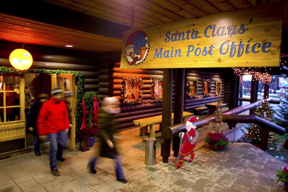 Letters To Santa Claus At Arctic Circle Post Office