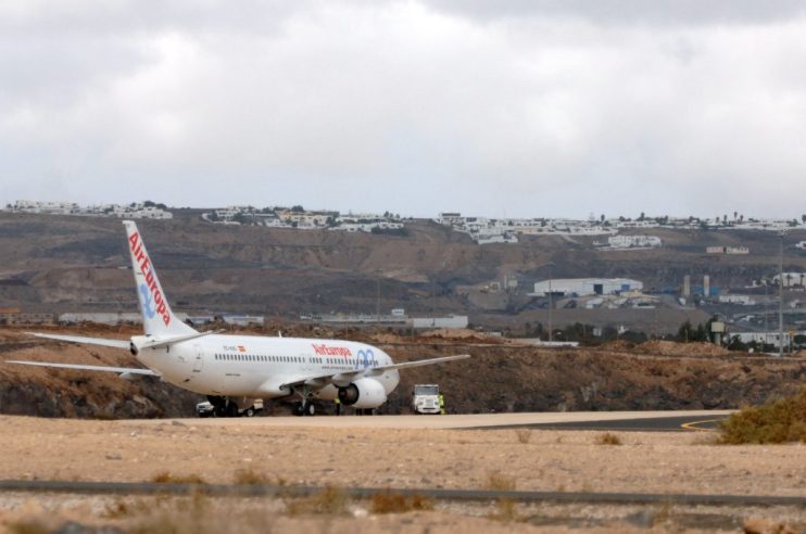 Plane Comes Off Runway In Lanzarote