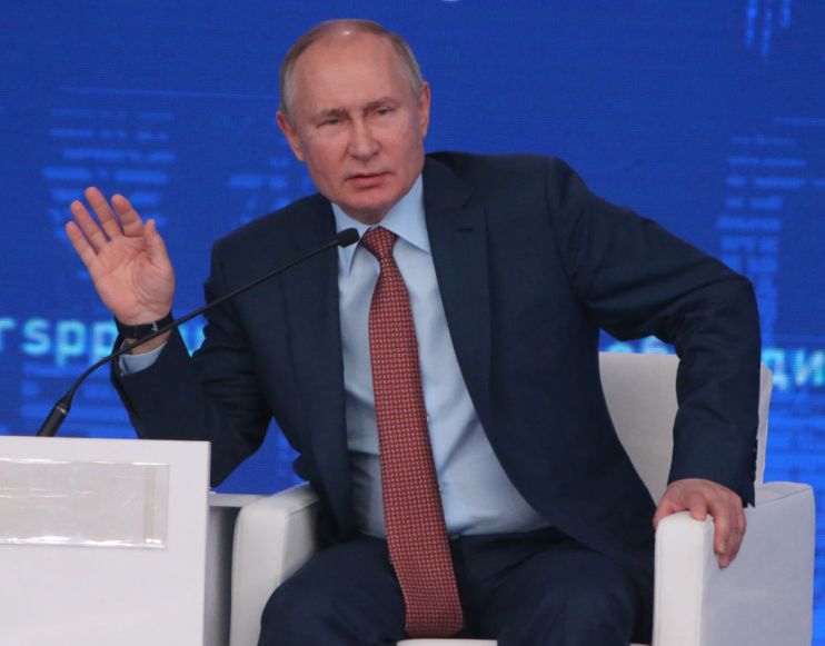 Russian President Vladimir Putin Atttends Russian Union Of Industrialists And Entrepreneurs Congress