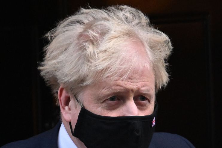 Beleaguered Boris Johnson Leaves For Prime Minister's Questions