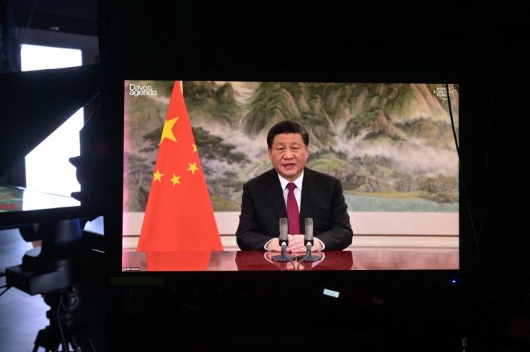 TOPSHOT-SWITZERLAND-CHINA-WEF-ECONOMY-HEALTH-ENVIRONMENT-PANDEMI