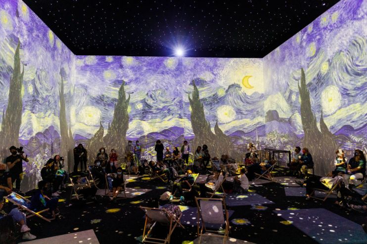 "Van Gogh: The Immersive Experience" At The  Old Truman Brewery - Press View