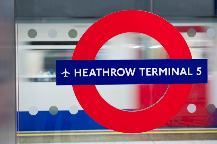 Tube and Elizabeth line journeys to and from Heathrow through zone 1 become peak fares.