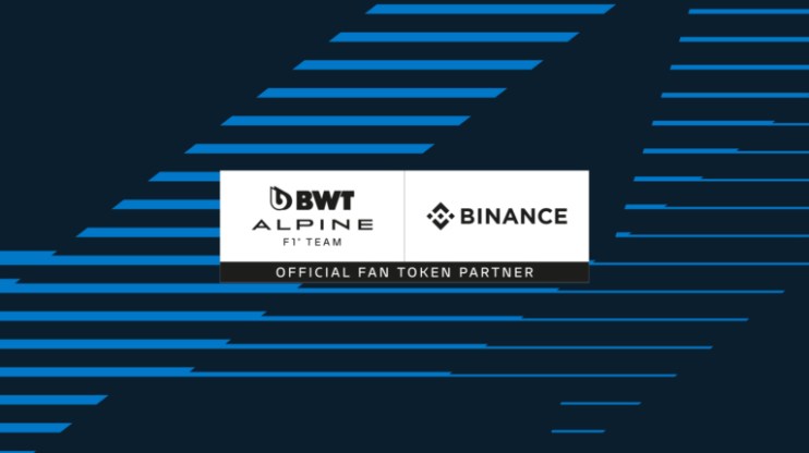 Binance has today announced a new partnership with BWT Alpine, the French Formula 1 team, which will see it launch Binance's first F1 Fan Token.